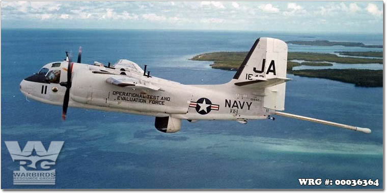 Grumman S-2E Tracker/Bu. 151642/JA-11 of VX-1.